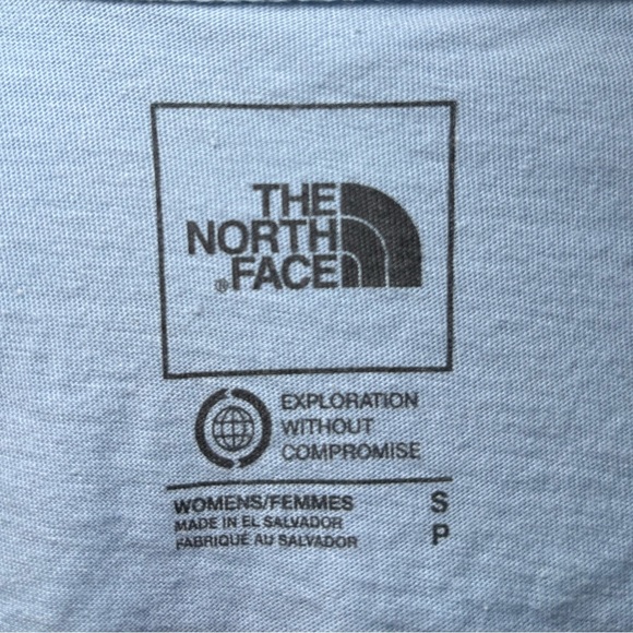 The North Face - Short Sleeve 100% Cotton Women's Blue T-Shirt in Size S - Picture 5 of 7